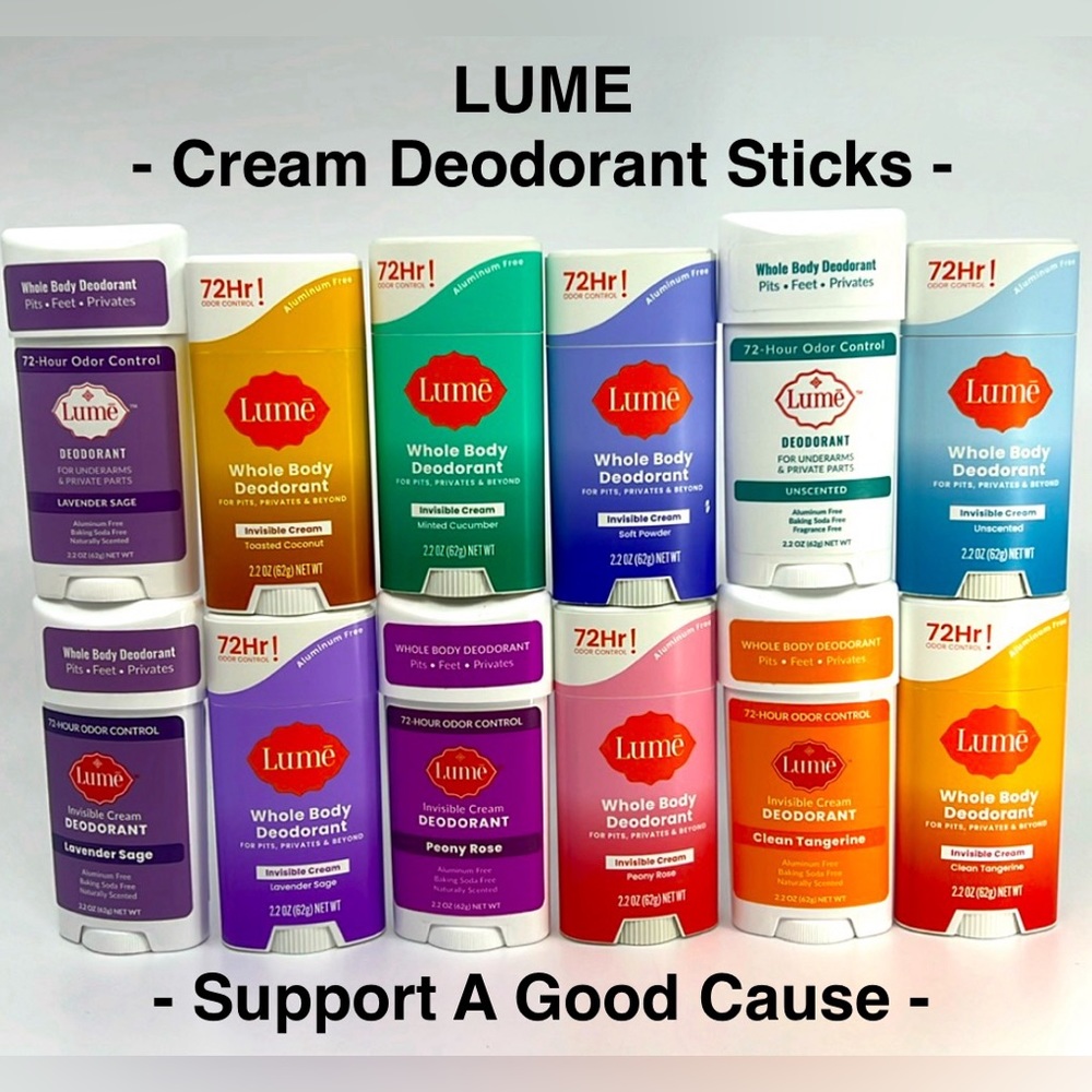 All Natural Whole Body Deodorant Cream Stick Deodorant Full Size